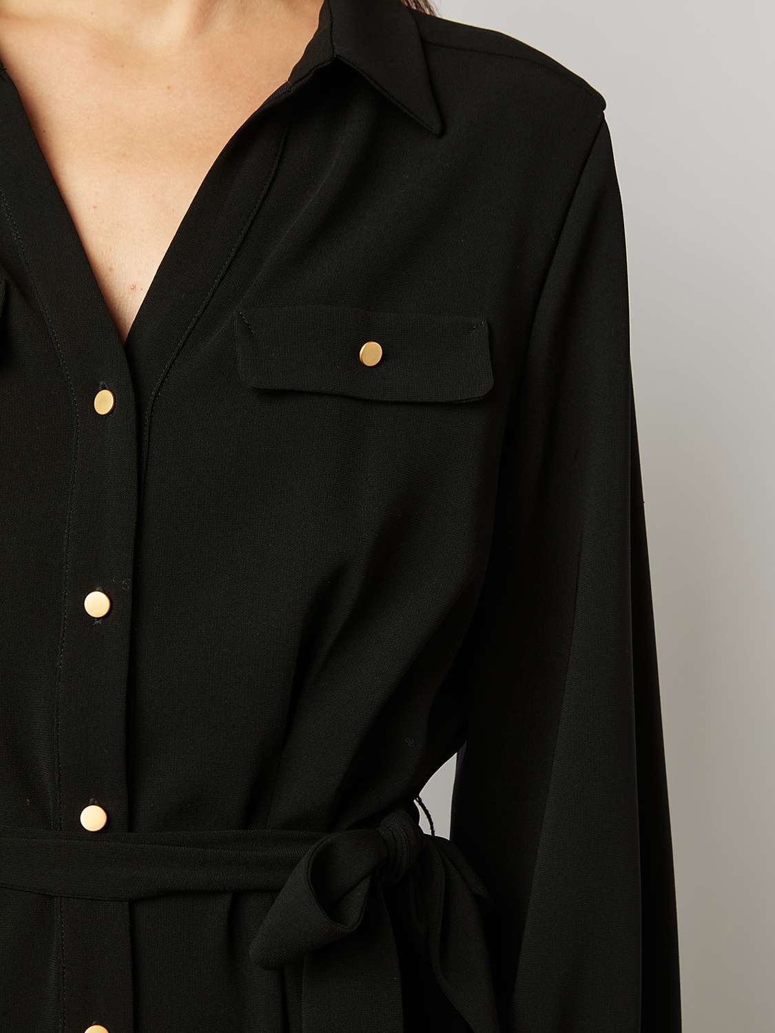 Buy Gerard Darel Joleen Shirt Dress, Black Online at johnlewis.com