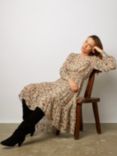 Gerard Darel  Janet Tiered Midi Dress, Multi, Multi