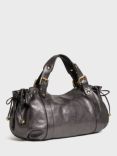 Gerard Darel 24H Leather Shoulder Bag, Grey