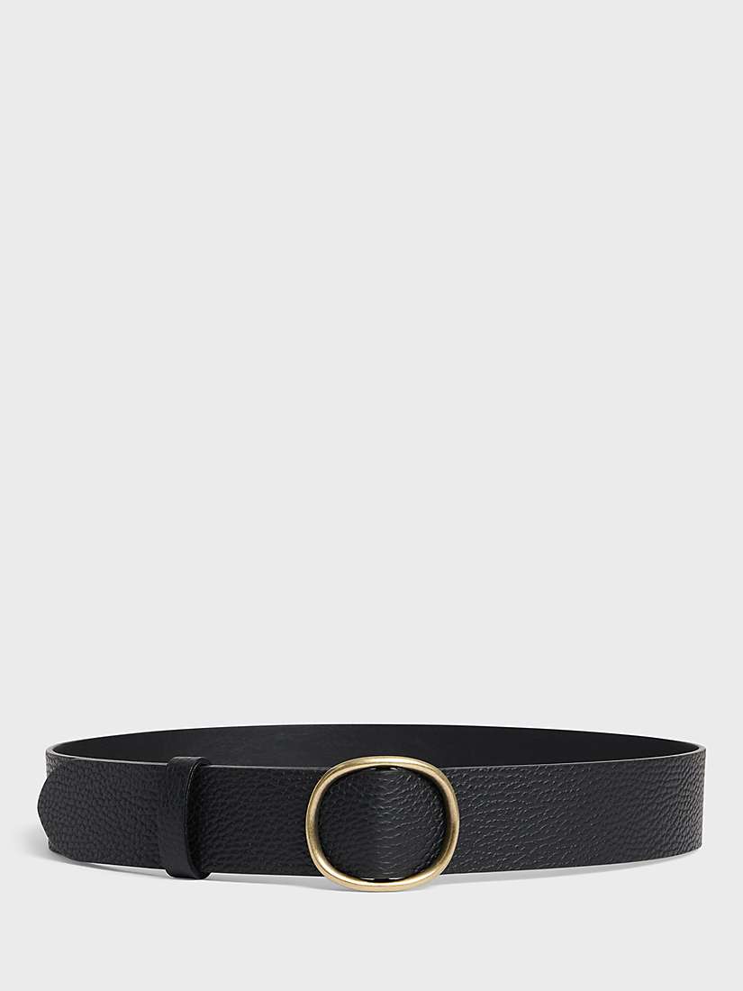 Buy Gerard Darel Paloma Leather Jeans Belt, Black Online at johnlewis.com