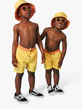 Roarsome Kids' Cub The Lion Swim Shorts, Mid Yellow