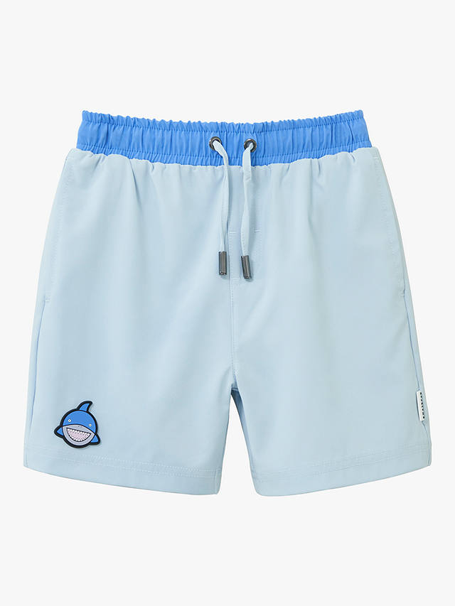 Roarsome Kids' Reef Swim Shorts, Light Blue