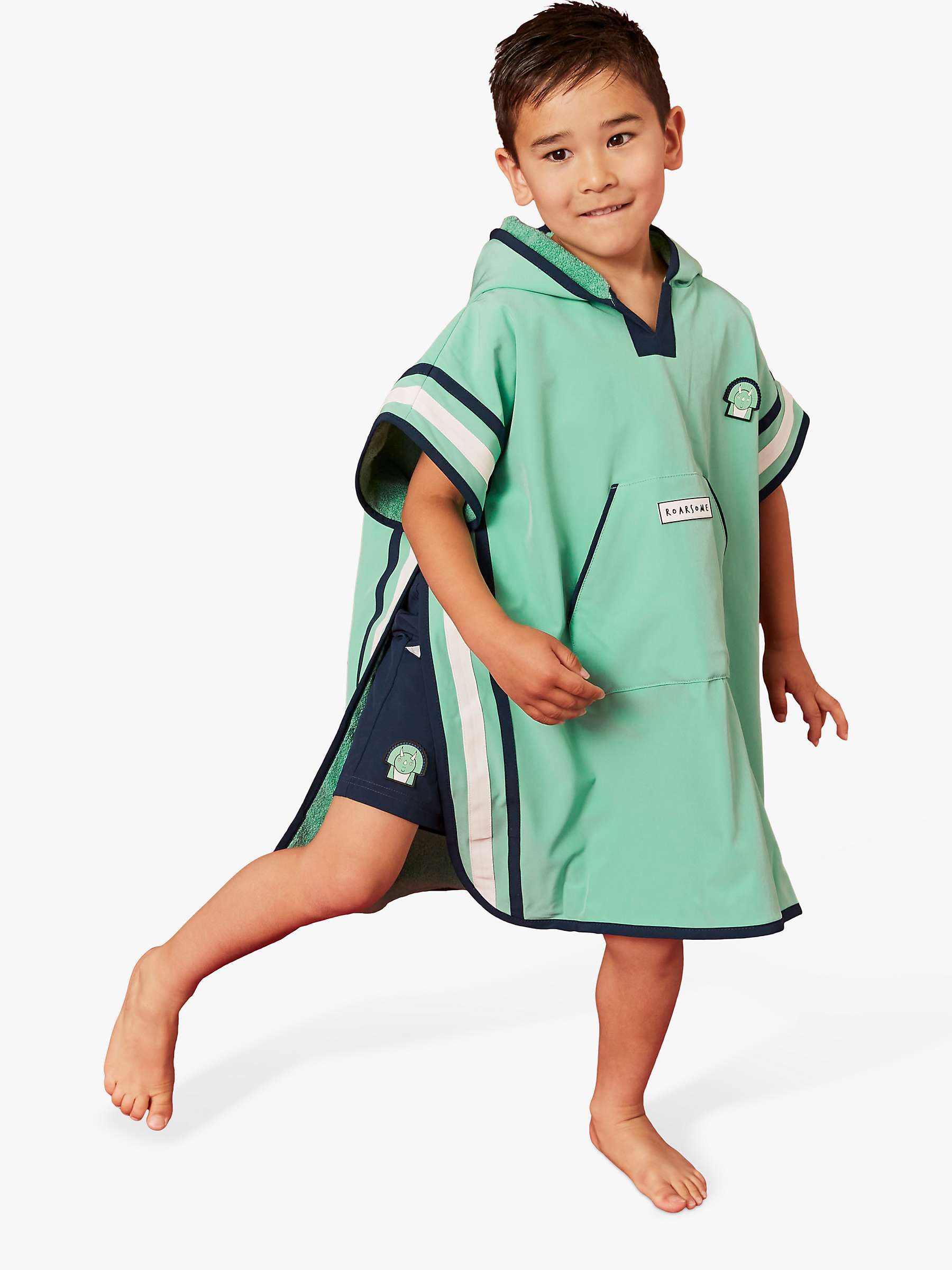 Buy Roarsome Kids' Spike Poncho, Green Online at johnlewis.com
