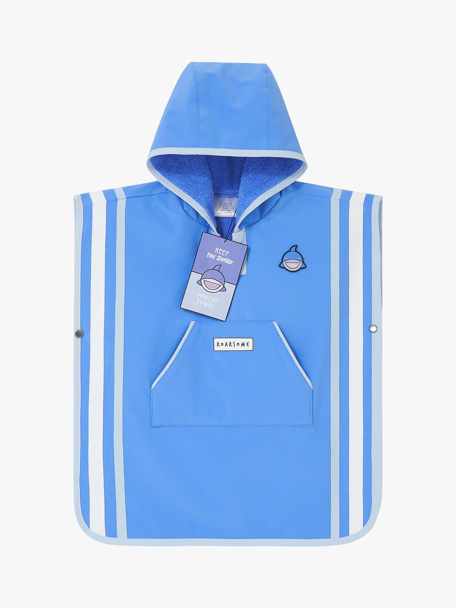 Buy Roarsome Kids' Reef Poncho, Blue Mid Online at johnlewis.com