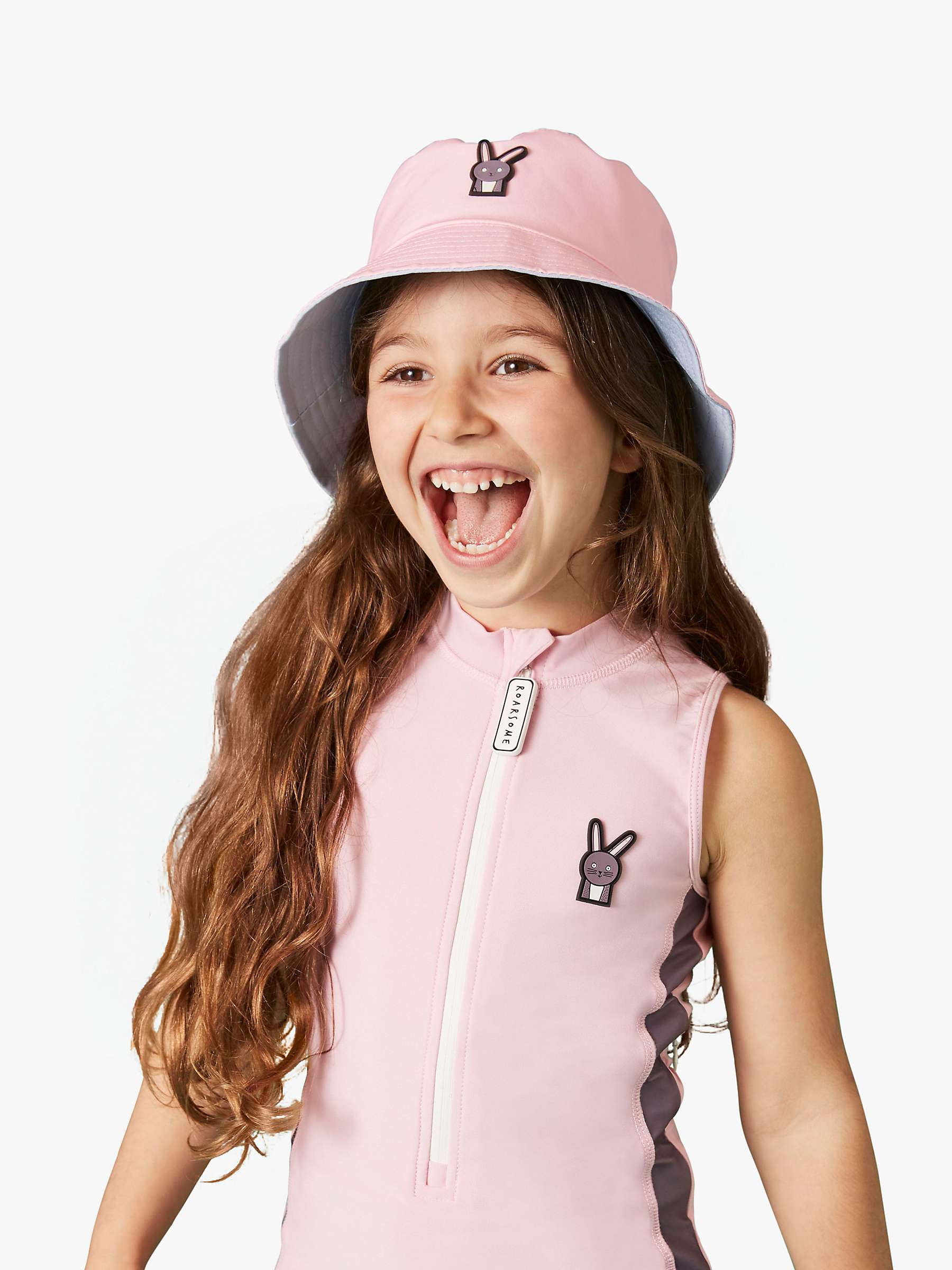 Buy Roarsome Kids' Hop The Bunny Swimsuit, Pink Online at johnlewis.com