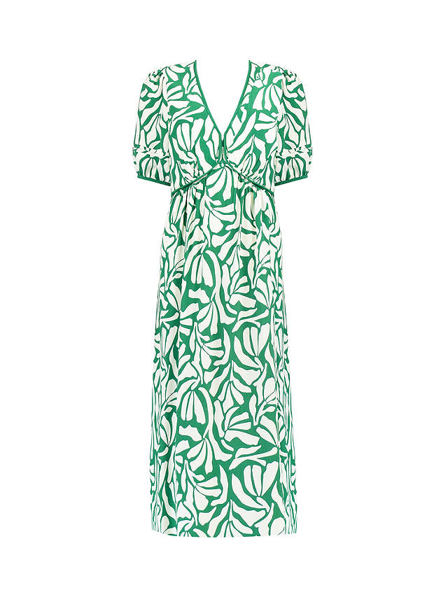Ro&Zo Petite Abstract Print Maxi Dress, Green/White