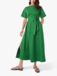 Jasper Conran London A-Line Swing Midi Dress, Green