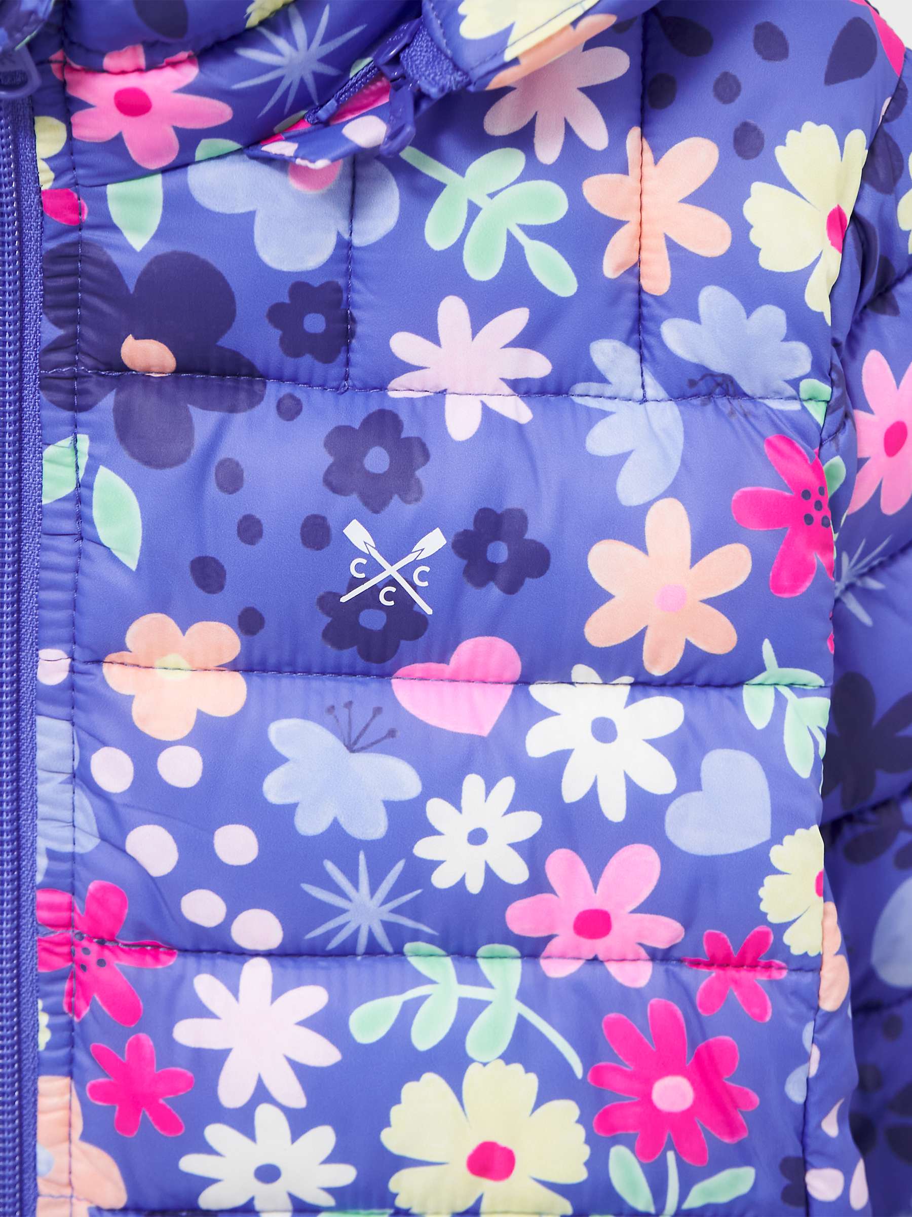 Buy Crew Clothing Kids' Lightweight Floral Print Jacket, Purple/Multi Online at johnlewis.com