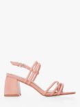 Moda in Pelle Maliqa Patent Croc Block Heel Sandals, Cameo