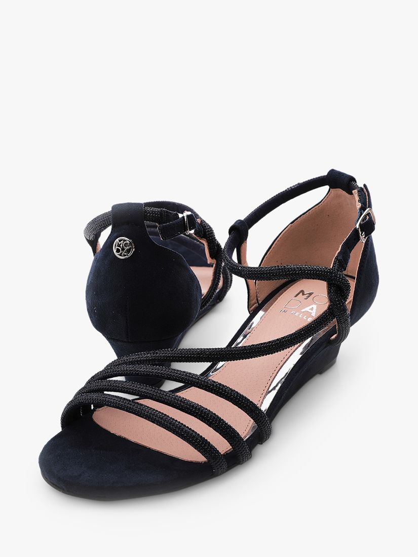 Buy Moda in Pelle Yazmina Suede Wedge Heel Sandals Online at johnlewis.com