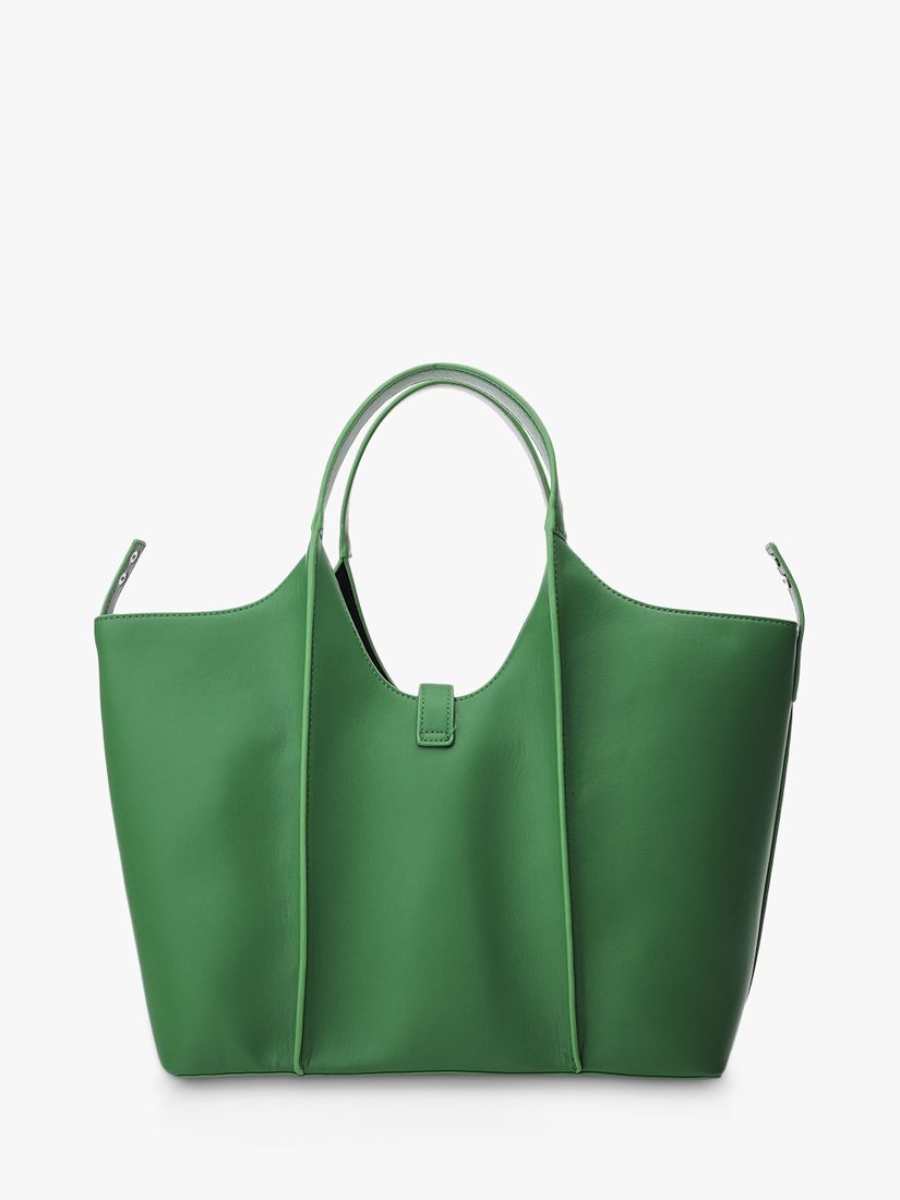 Moda in Pelle Rena Tote Bag, Green at John Lewis & Partners