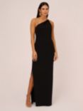 Aidan by Adrianna Papell Chain Strap Column Dress, Black