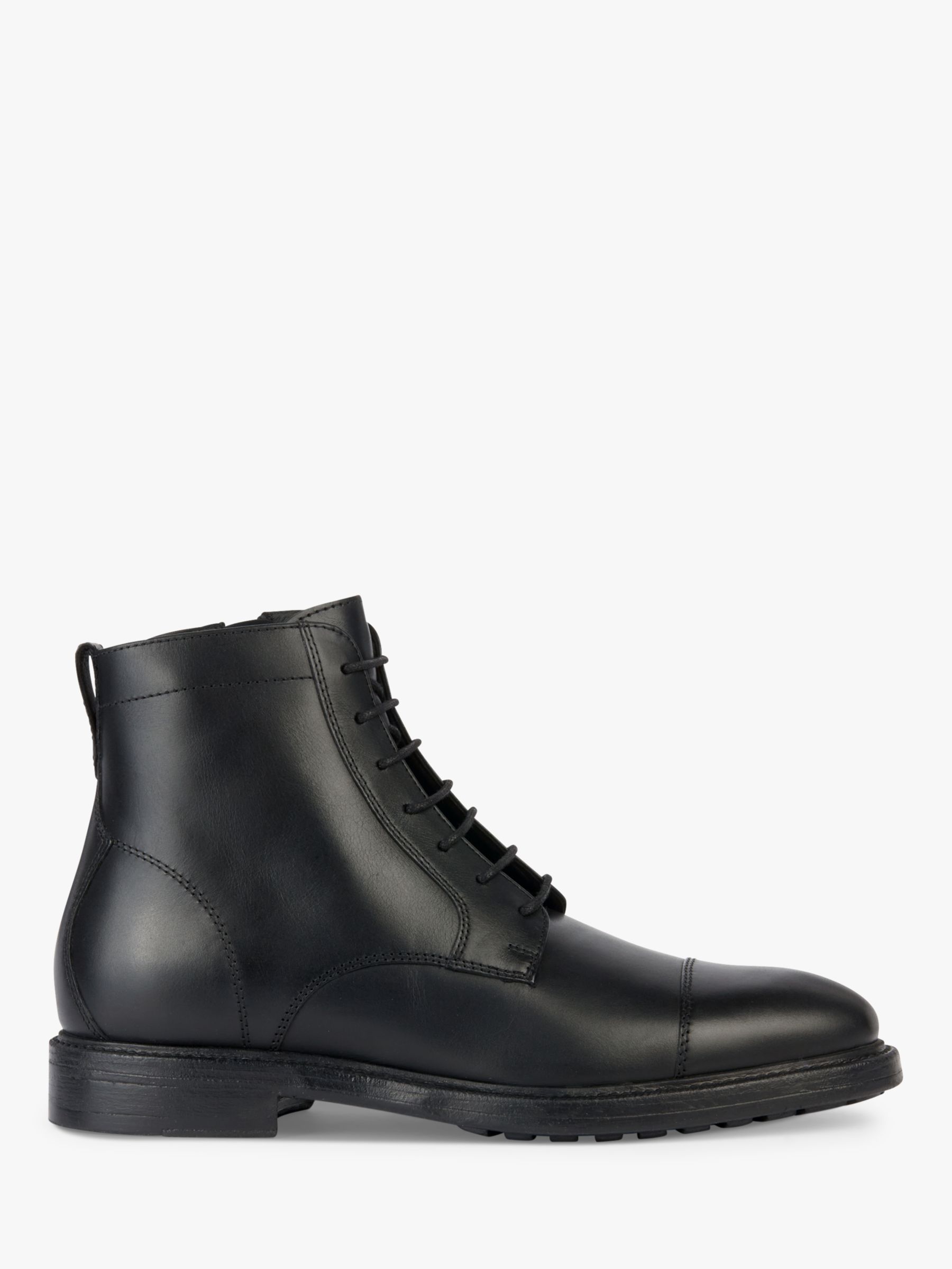 Geox Tiberio Leather Ankle Boots