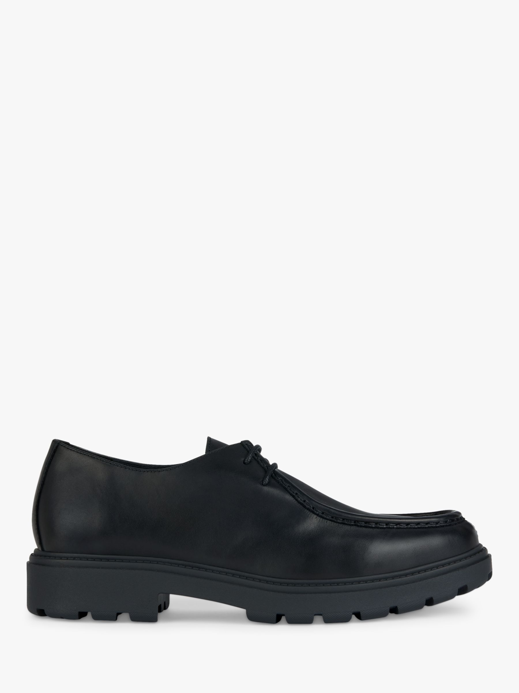 Geox Spherica Lace Up Shoes, Black at John Lewis & Partners
