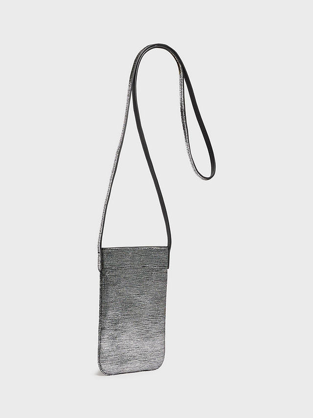 Gerard Darel Lady Phone Bag, Silver