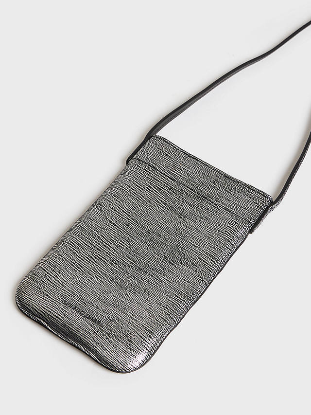 Gerard Darel Lady Phone Bag, Silver