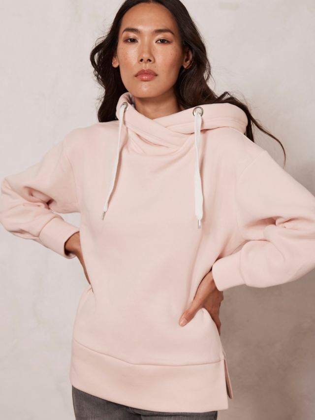 Light pink oversized clearance hoodie