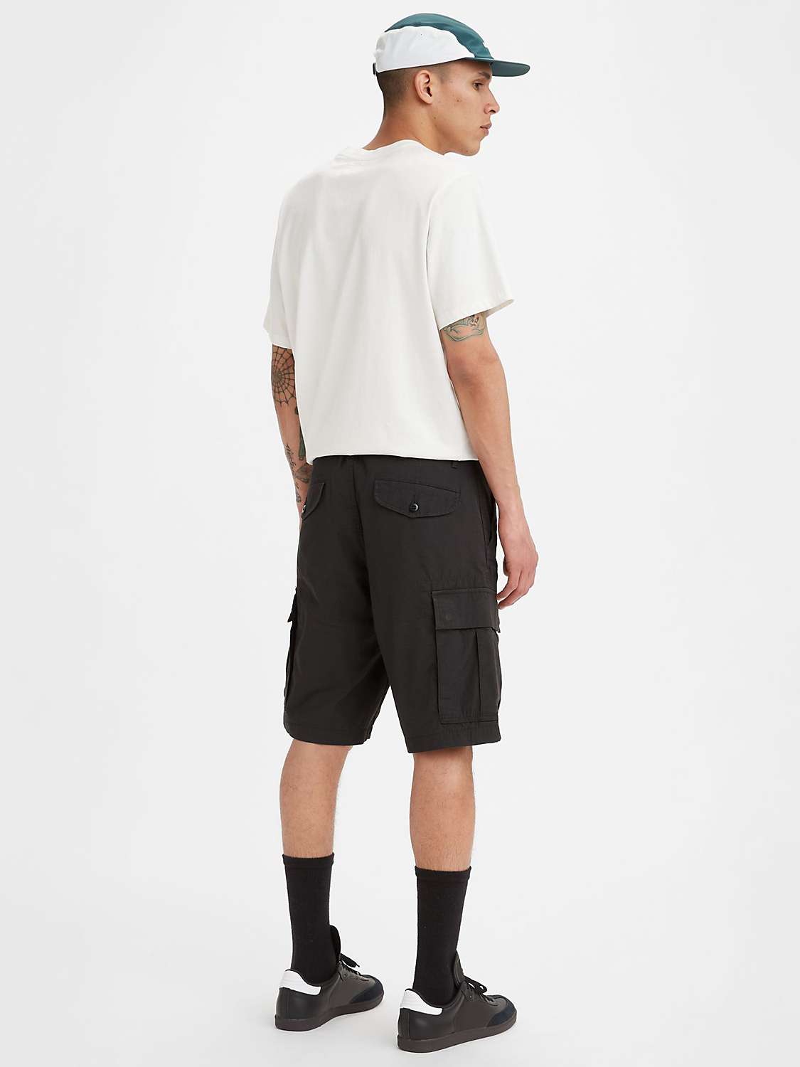 Levi's Carrier Cargo Shorts, Graphite at John Lewis & Partners