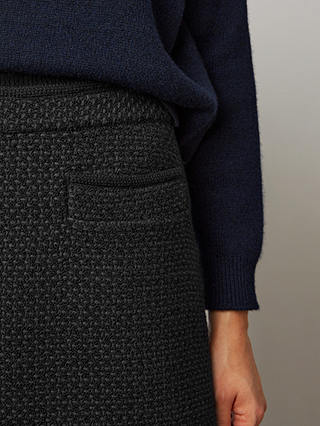 Gerard Darel Bartholome Tweed Mini Skirt, Black