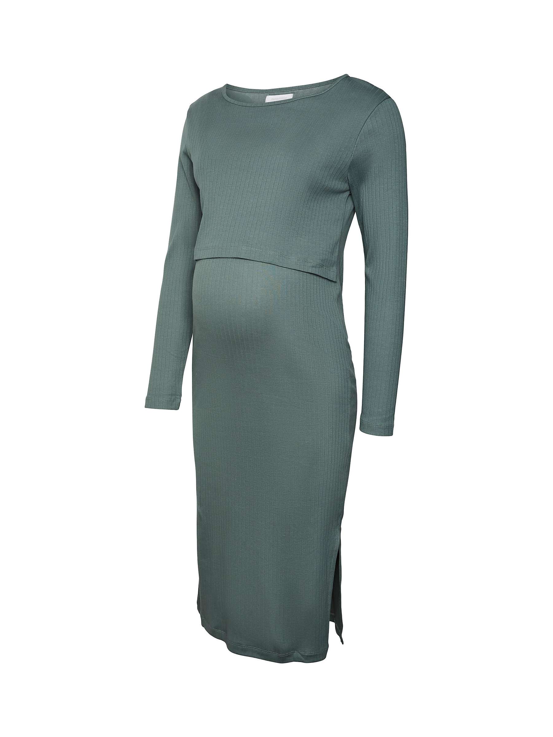 Buy Mamalicious Ivy Jersey Maternity & Nursing Dress, Dark Forest Online at johnlewis.com