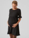 Mamalicious Hazel Jersey Maternity Dress, Black