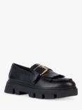 Geox Wide Fit Vilde Chunky Loafers, Black