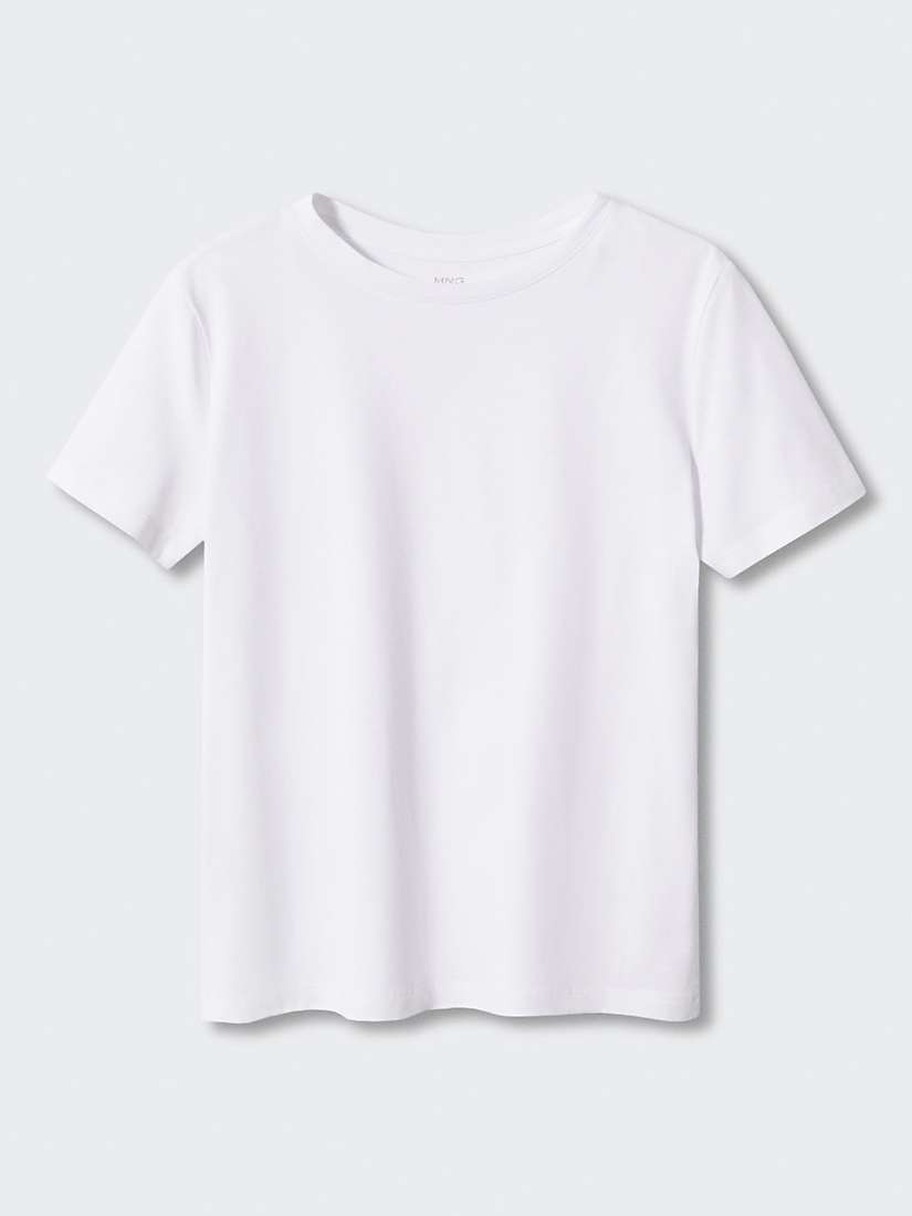 Buy Mango Chalaca Classic Cotton T-Shirt Online at johnlewis.com