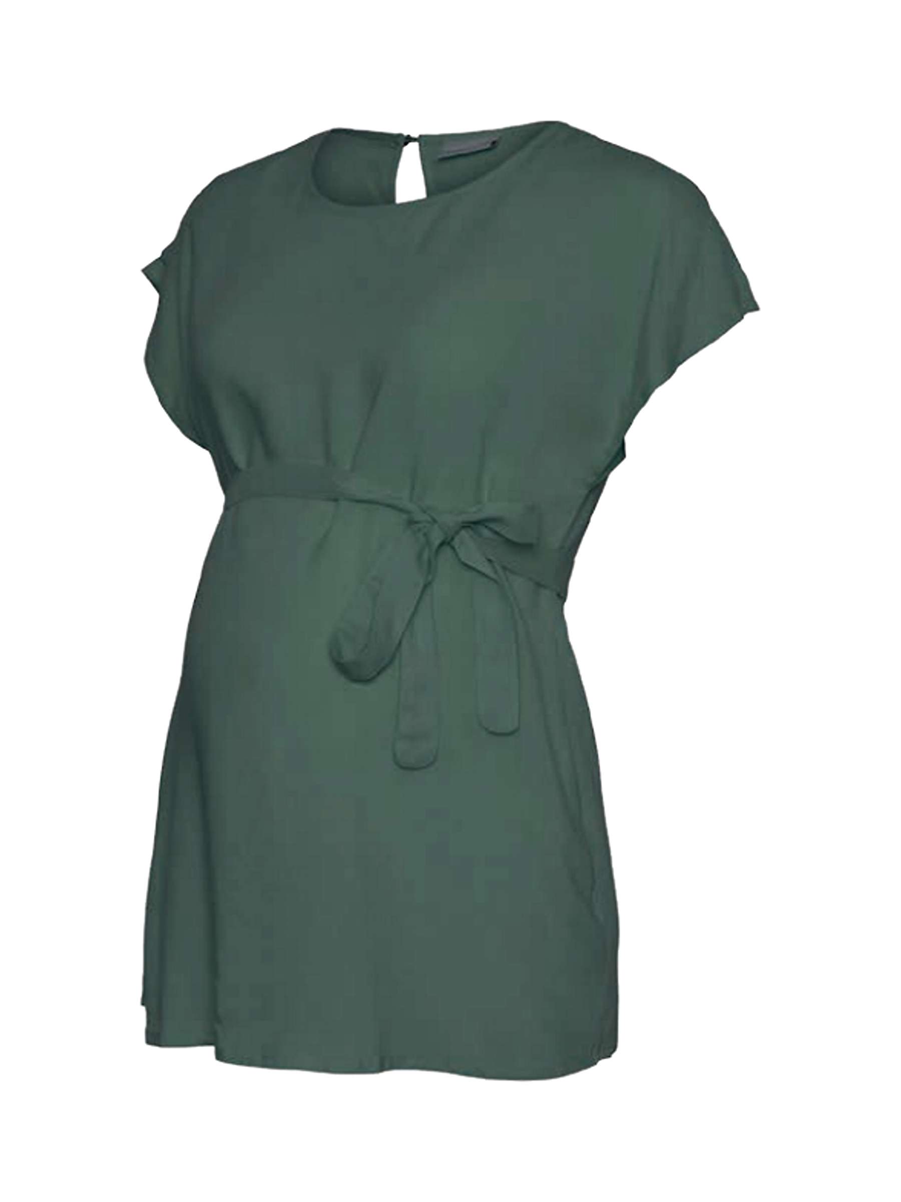 Buy Mamalicious Misty Cap Sleeve Maternity Top, Dark Forest Online at johnlewis.com