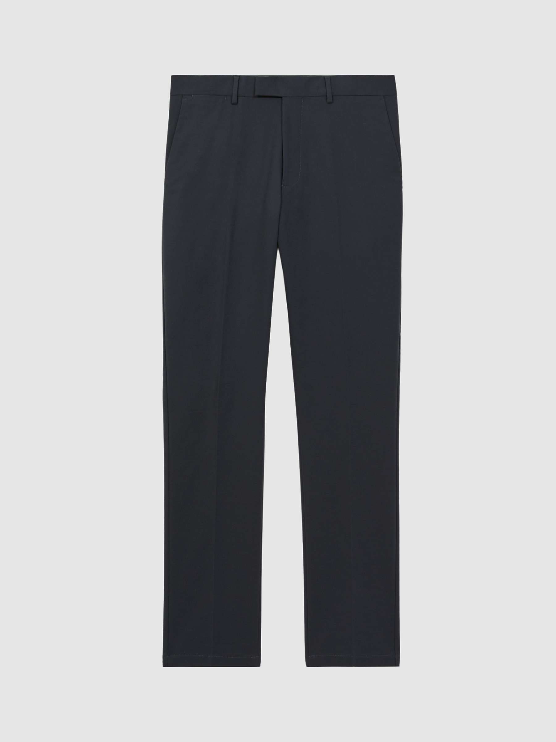 Buy Reiss Eastbury Straight Fit Chino Trousers, Dark Grey Online at johnlewis.com