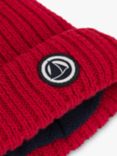 Petit Bateau Baby Fleece Lined Knitted Hat, Stop