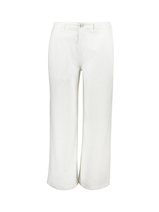 Baukjen Organic Utility Wideleg Crop Jeans, Soft White