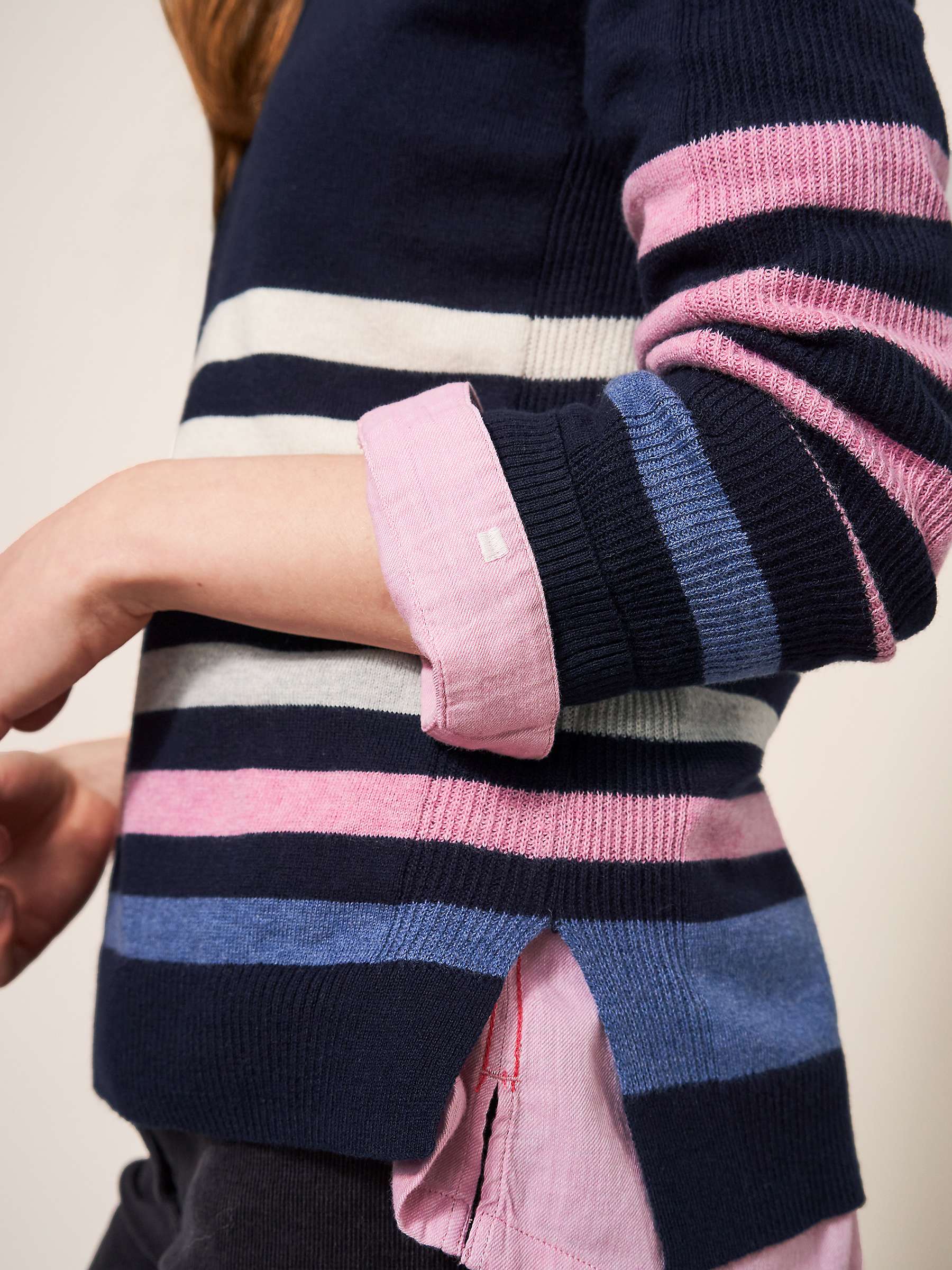 Buy White Stuff Urban Stripe Print Jumper Online at johnlewis.com