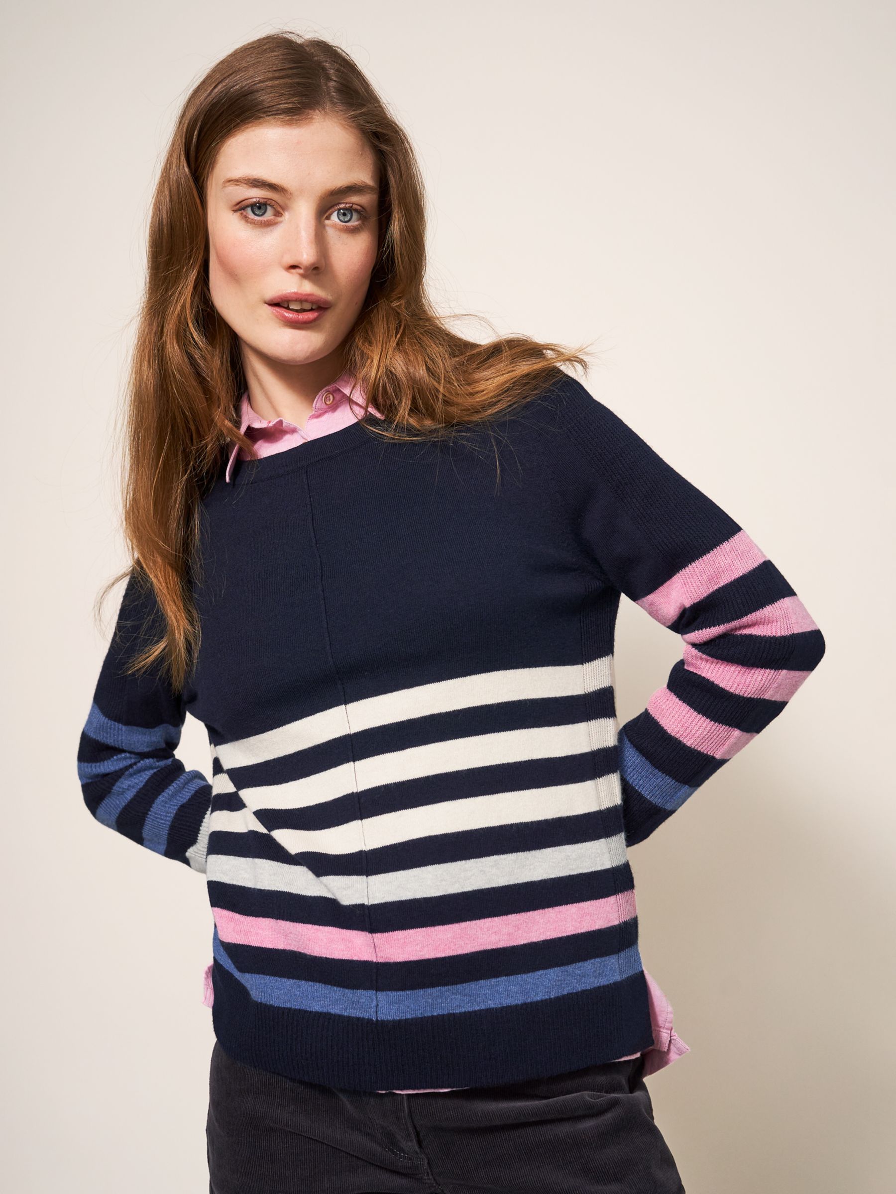 What to look for in shapewear - Pink and Navy StripesPink and Navy  Stripes