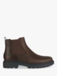 Geox Wide Fit Spherica EC7 Leather Ankle Boots, Coffee