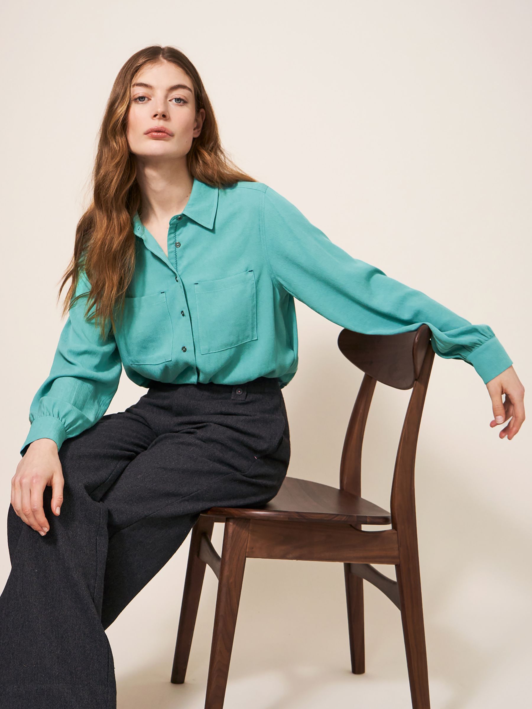 White Stuff Ella Relaxed Fit Shirt at John Lewis & Partners