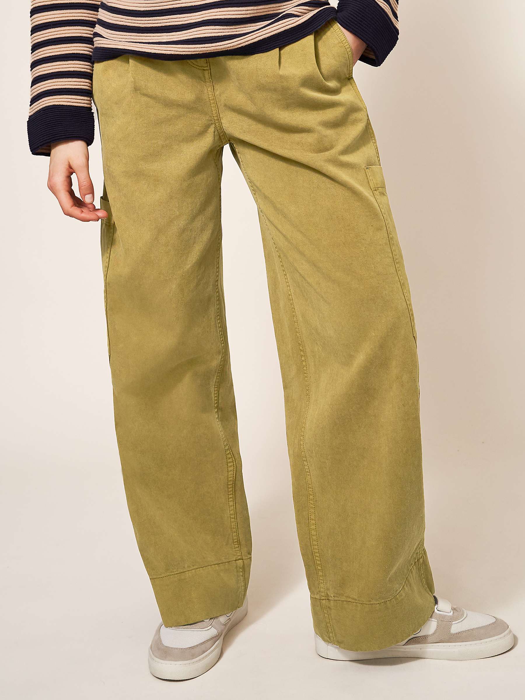 Buy White Stuff Carlie Wide Leg Cargo Trousers Online at johnlewis.com
