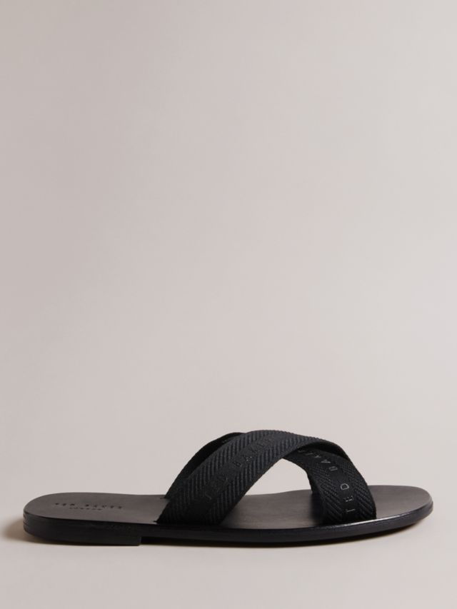 Ted Baker Kaidenn Cross Strap Flip Flops Black 7