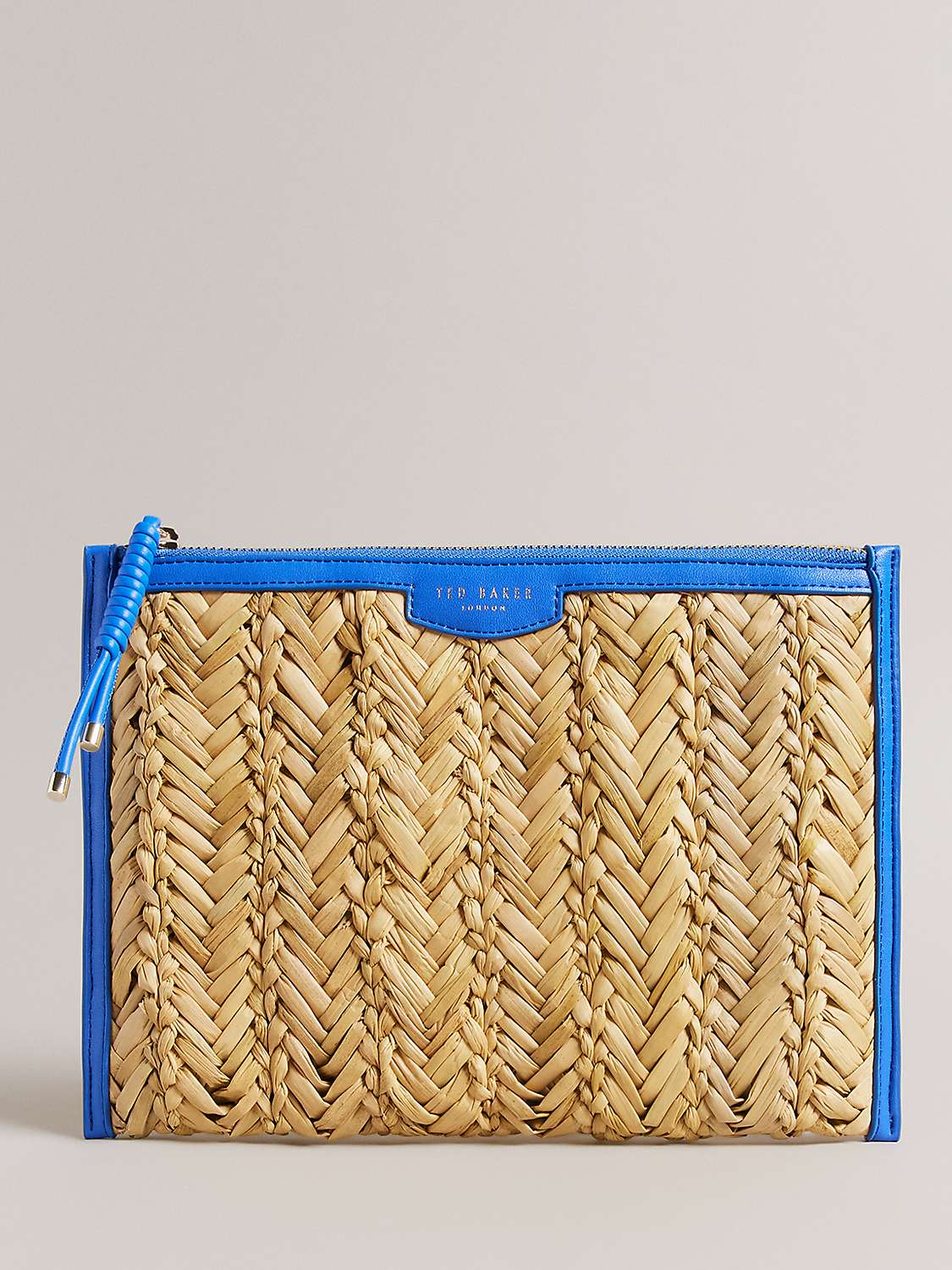 Buy Ted Baker Ivelin Woven Seagrass Clutch Bag Online at johnlewis.com
