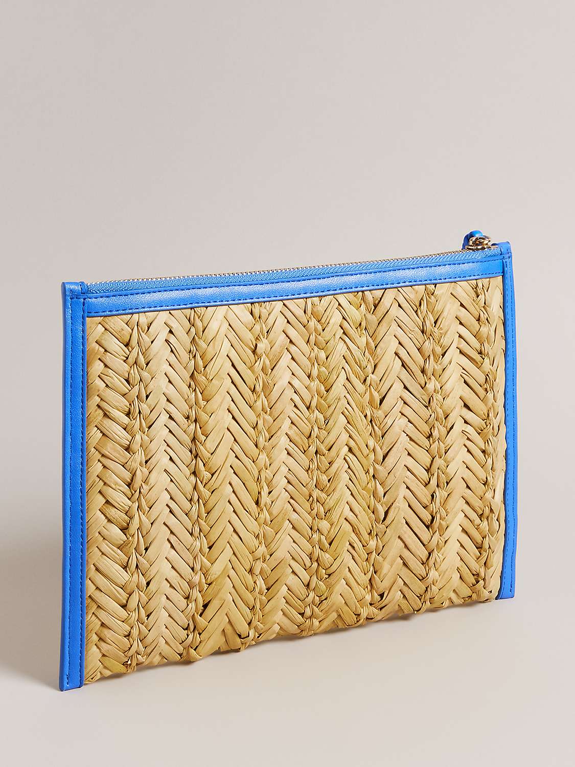 Buy Ted Baker Ivelin Woven Seagrass Clutch Bag Online at johnlewis.com
