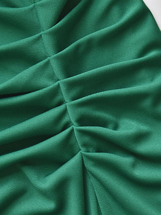 Ro&Zo Crepe Jersey Split Leg Midi Dress, Green