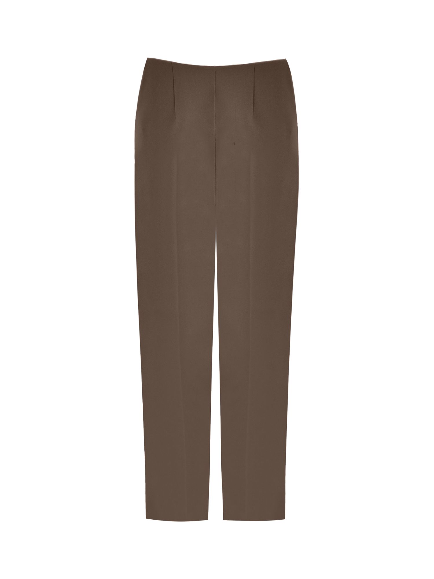 Buy Ro&Zo Tailored Side Zip Trousers, Brown Online at johnlewis.com