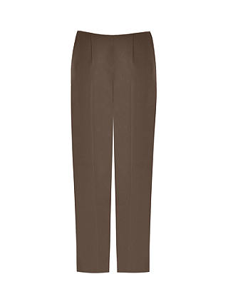 Ro&Zo Petite Tailored Side Zip Trousers, Brown
