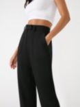 Ro&Zo Petite Patch Pocket Trousers, Black