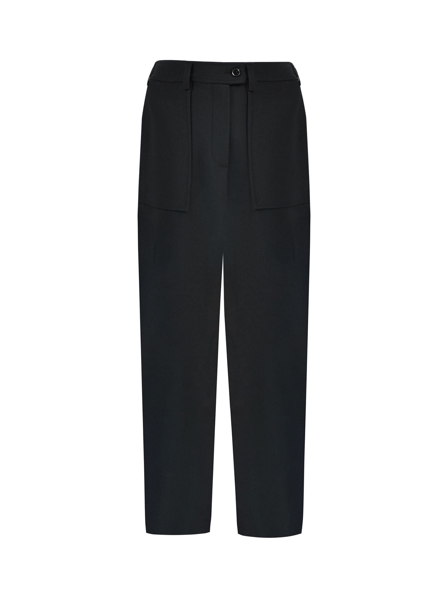 Buy Ro&Zo Petite Patch Pocket Trousers, Black Online at johnlewis.com