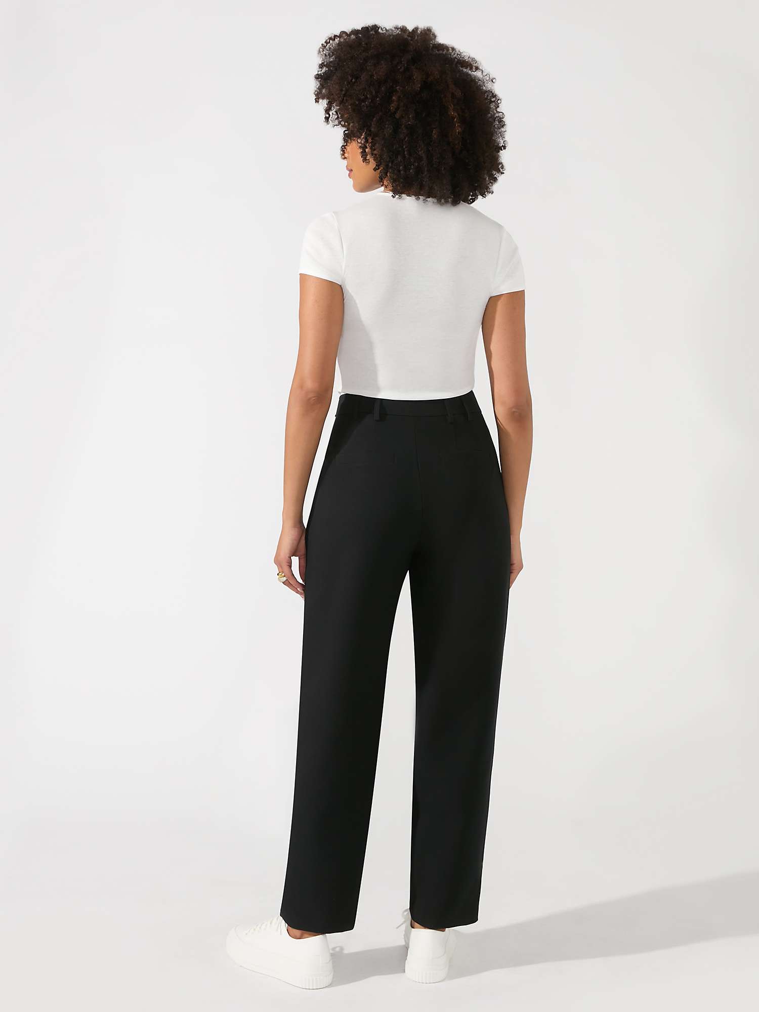 Buy Ro&Zo Patch Pocket Trouser, Black Online at johnlewis.com