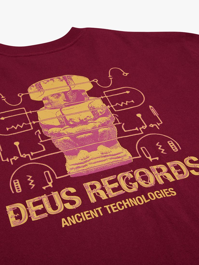 Deus ex Machina Ancient Tech T-Shirt, Rhodo at John Lewis & Partners