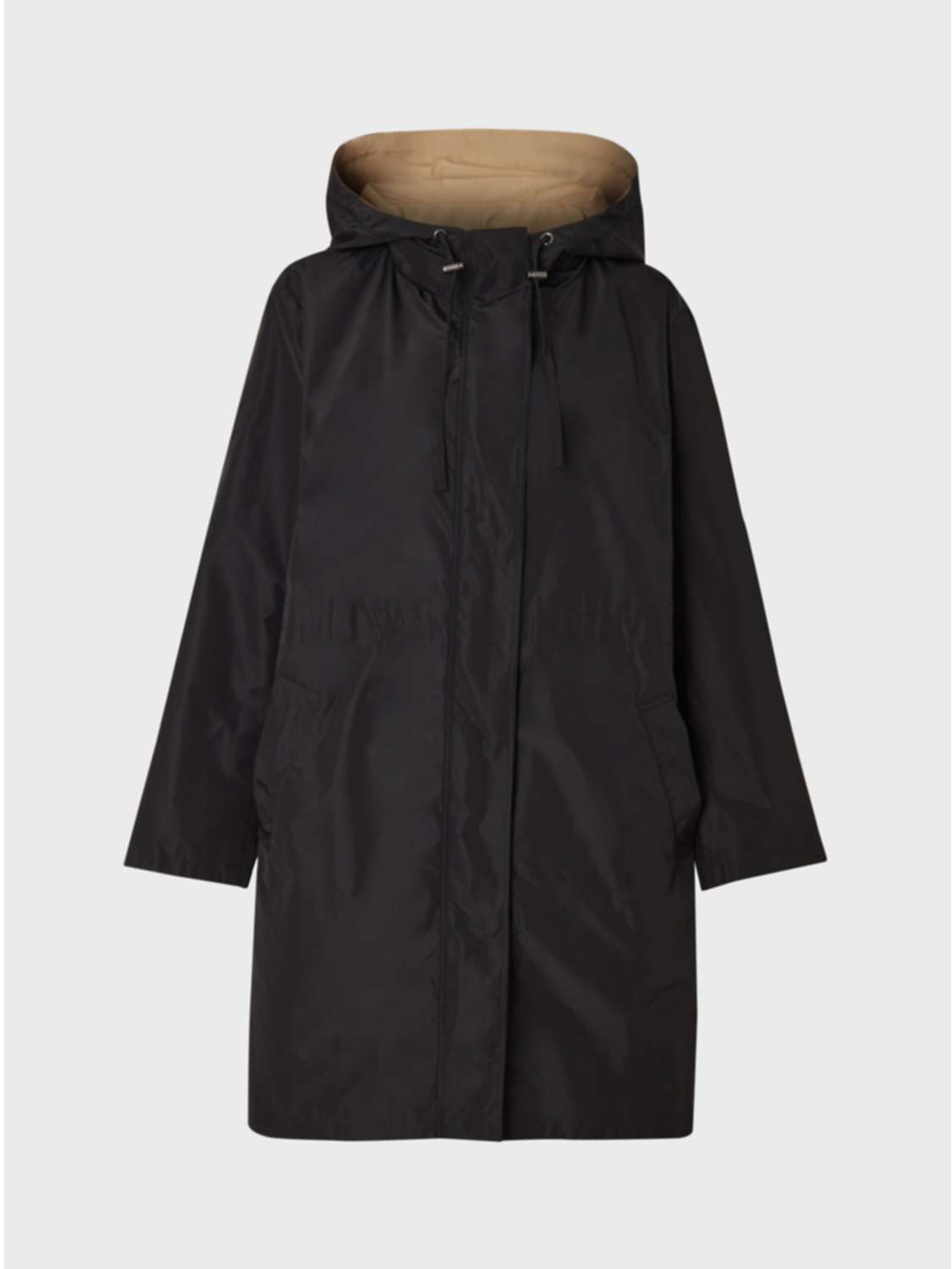 Buy Gerard Darel Safira Plain Coat, Black Online at johnlewis.com