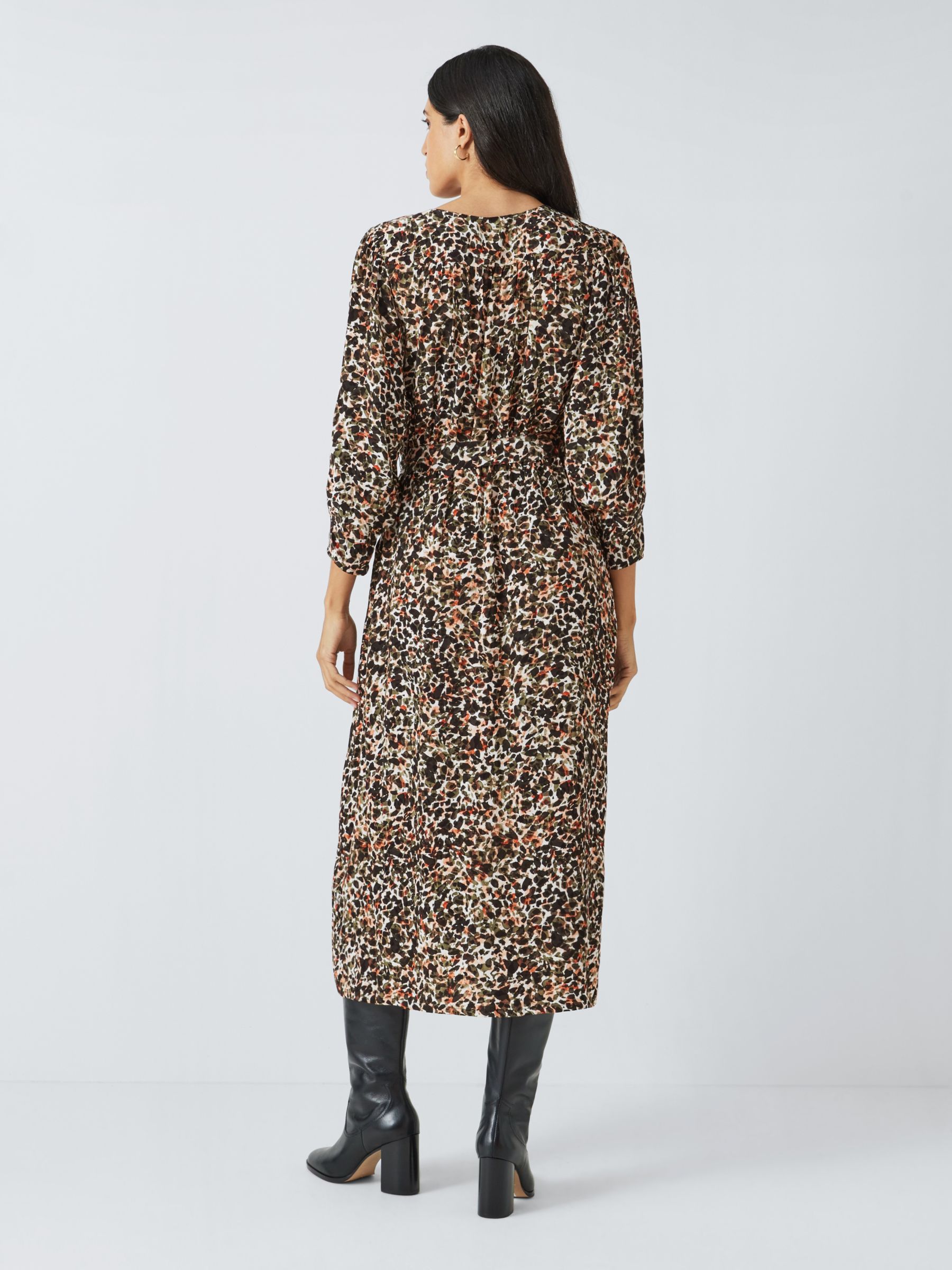 Buy AND/OR Beth Mosaic Midi Dress, Multi Online at johnlewis.com