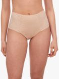 Chantelle Norah Comfort High Waisted Knickers, Golden Beige