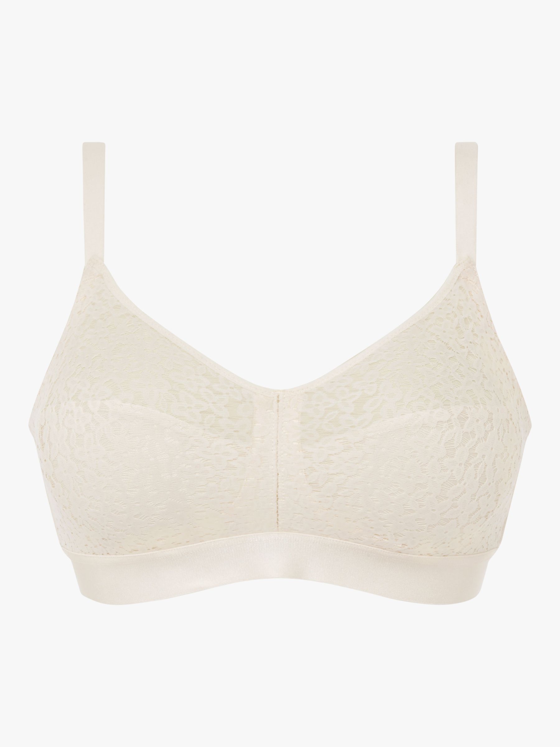 Chantelle Norah Comfort Non-Wired Support Bra, Pearl at John Lewis